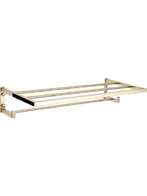Esranın Dünyası System Banyo Havlu Rafı Gold Renk 264X104X590 mm