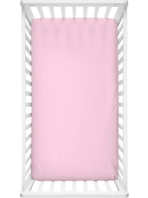 Esranın Dünyası Dauyavv Bebek Çarşafları Süper Yumuşak Esnek Yatak Seti Erkek ve Kız Çocukları Için Yenidoğan 621 (Renk: Pembe, Boyut: 130 * 70 * 22 Cm)