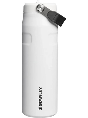 Esranın Dünyası Stanley The Iceflow Bottle Flip Straw 2.0 0.7l Pipetli Termos 10-11283-0501 Beyaz