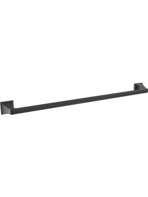 Esranın Dünyası Amerock Mulholland Mat Siyah Havlu Çubuğu, 61 cm Banyo Havlu Askısı, BH36024MB Model, Banyo Aksesuarı