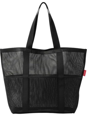 Brf Store Prime Baghashtag Büyük Boy 6 Cepli Siyah File Plaj Çantası