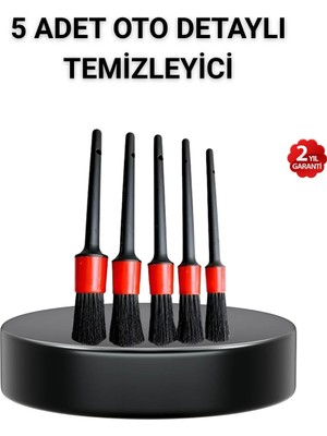 Brf Store Prime 5’li Detay Temizlik Fırçası Seti Araç Iç Dış Jant Motor Çok Amaçlı