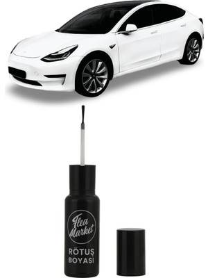 Brf Store Prime Tesla Pearl White Ppsw Sedefli Rötuş Boyası 25 + 25 ml Fırçalı Şişe Set