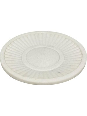 Esranın Dünyası System Reçine Tezgah Üstü Katı Sabunluk Beyaz 25X133X133 mm