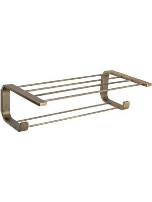 Esranın Dünyası System Banyo Havlu Rafı Antik Renk 140X269X500 mm