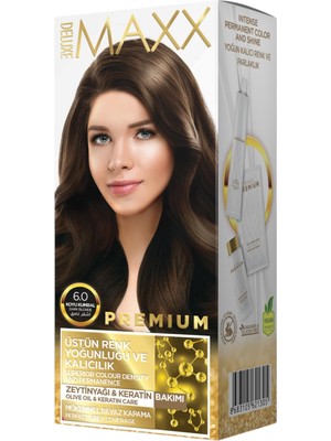 Esranın Dünyası Maxx Deluxe Premıum Yarı Kit Set Saç Boyası 6.0 Koyu Kumral