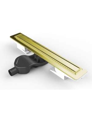Esranın Dünyası Vitra V-Flow Elegant 5701210 Duş Kanalı Yandan Çıkışlı 60 cm DK100 Parlak Altın