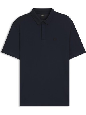 Esranın Dünyası Erkek Regular Fit Nefes Alabilen Yumuşak Pamuklu Kısa Kollu Lacivert Polo Yaka T-Shirt 50547462-404