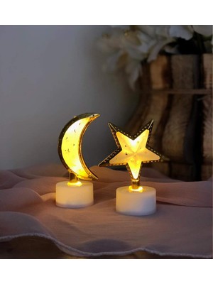 Esranın Dünyası Giftmoda Mini Ay ve Yıldz Gece Lambası