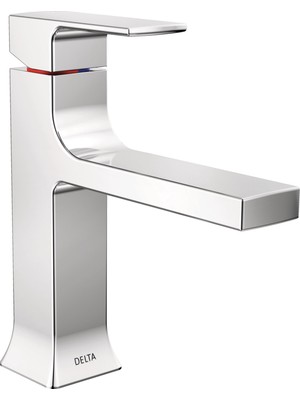 Esranın Dünyası Delta Faucet Velum Tek Delikli Banyo Bataryası, Krom Banyo Lavabo Bataryası, Tek Kolu Banyo Bataryası, Banyo Bataryası, Krom 537-MPU-DST