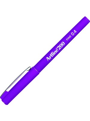 Esranın Dünyası Artline 200N Fine Keçe Uçlu Yazı Kalemi Uç:0,4 Mm, Magenta