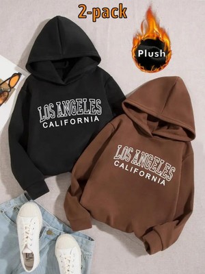 Esranın Dünyası Tarzsokak Renkli Kapşonlu Sweatshirt Çift Sevgili Kombinleri Couple Clothing, RENKLI-K67, M
