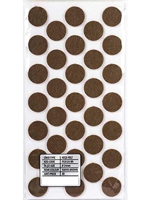 Esranın Dünyası Masa - Sandalye Altı Keçe Çap 24MM