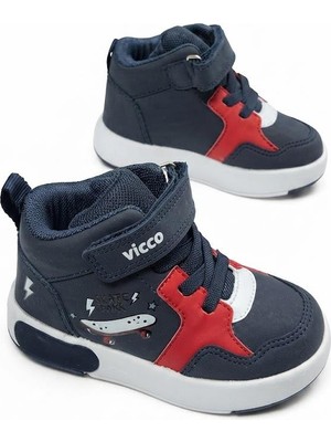 Vicco Pole Lacivert Anatomik Rahat Sneaker Işıklı Erkek Çocuk Bot 946.P26K.244