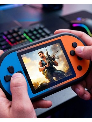 Astraltech Mario Oyunlu Mini El Konsolu Yüksek Çözünürlüklü Retro Oyun Cihazı