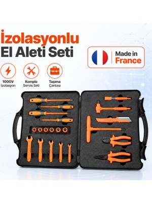 Penta Elektrikli & Hibrit Araç Servisleri Için 21 Parça 1000V Izolasyonlu El Aleti Seti