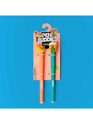 OMY Pen Buddies Silinebilir Kalem (2'li) - Mewchi & Noo