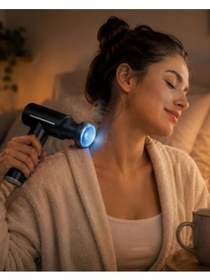 Astraltech USB C Şarjlı Kas Masaj Cihazı 6 Başlıklı Sessiz Çalışma Sistemi