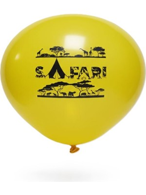 Jojo Balloons 12" Safari Baskılı Balon 6'lı