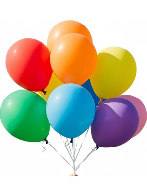 Jojo Balloons 12" Pastel Mix Blisterli Balon 6'lı 2 Adet