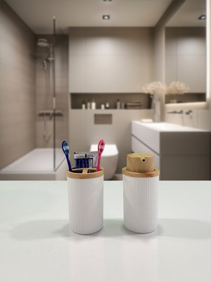 Panthera Miami Banyo Takımı Bambu 2'li 5 Adet