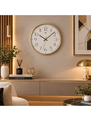 Klik Ince Çerçeve Slim Duvar Saati 30 cm