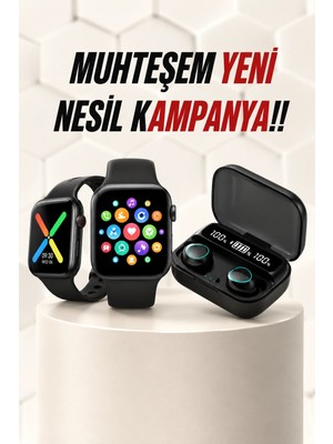Astraltech Kaliteli Akıllı Saat ve Kaliteli Bluetooth Kulaklık Anc Özelliği Uzun Pil Ömrü