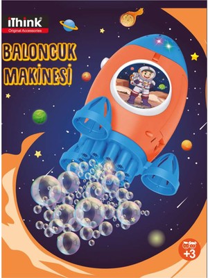 iThink I'think Uzay Işıklı Baloncuk Makinesi 2 Adet
