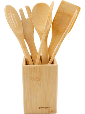 Bambum Ravioli Mix 6 Parça Maşalı Kaşık Seti 2 Adet