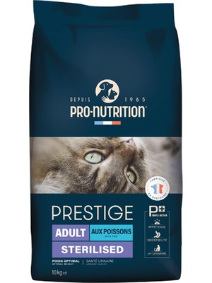 1001 Prestige Adult Sterilised Yetişkin Kısırlaştırılmış Somonlu ve Morina Balıklı Kedi Maması