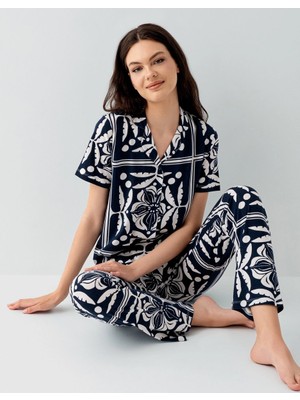 bebekokusu Arnetta 3567-S Kadın Gömlek Pijama Takım