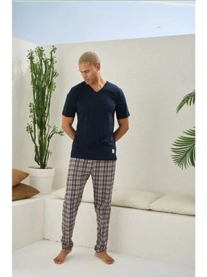 bebekokusu Erkek 2099 Erkek  V.yaka Pijama Takım