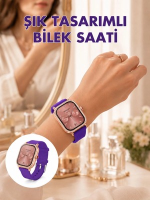 Astraltech Uzaktan Kamera Kontrollü Kadın Akıllı Saat Seti