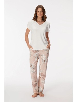 bebekokusu Anıl 11396 Kadın T-Shirt ve Pantalon Takım