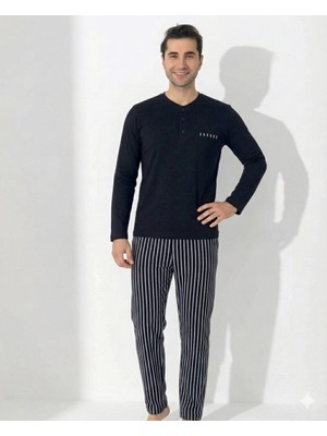 bebekokusu Boyraz 0405 Erkek Uzun Kol Pijama Takımı