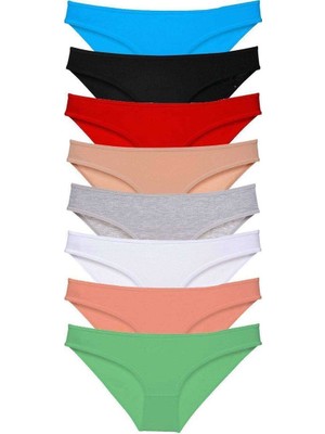 bebekokusu 8 Adet Süper Eko Set Likralı Kadın Slip Külot Set 1