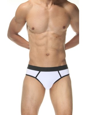 bebekokusu Beyaz Jockstrap Erkek Iç Giyim