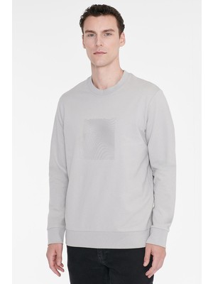 Altınyıldız Classics Pamuklu Standart Fit Normal Kesim Bisiklet Yaka Sweatshirt