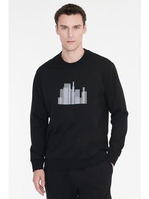 Altınyıldız Classics Pamuklu Standart Fit Normal Kesim Bisiklet Yaka Sweatshirt