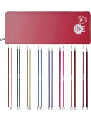 Esranın Dünyası Tek Uçlu Örgü Iğnesi Seti, Zing (35 Cm) – 2,50 – 6,00 mm
