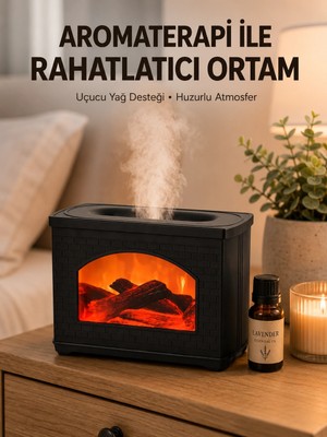 Astraltech Aromaterapi Uyumlu Ultrasonik Oda Nemlendirici Ayarlanabilir Sis Çıkışlı