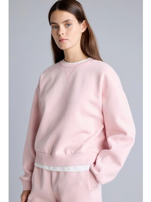 DeFacto Relax Fit Bisiklet Yaka Sweatshirt H2149AX26WN