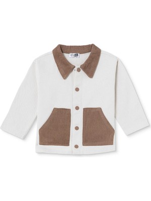 Hellobaby Erkek Bebek Ceket Düğmeli Gömlek Yaka Long Sleeve