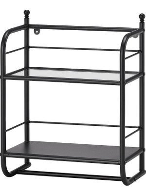 IKEA Frosjon Siyah 40X51 cm Duvar Rafi