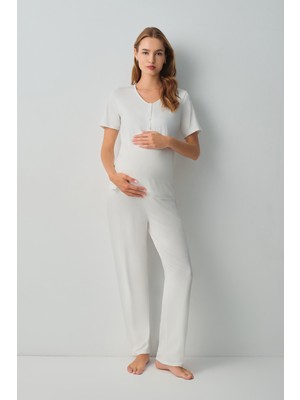 Suwen Pearl Hamile Lohusa Pijama Takımı