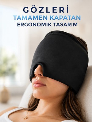 Astraltech Soğuk & Sıcak Kompres Özellikli Jel Başlık Ergonomik Rahatlama Maskesi
