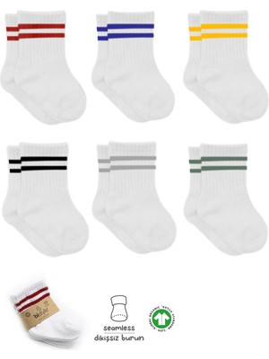 Bistil Bistyle Kız Erkek Bebek Organik Basic Uzun Soket Çorap