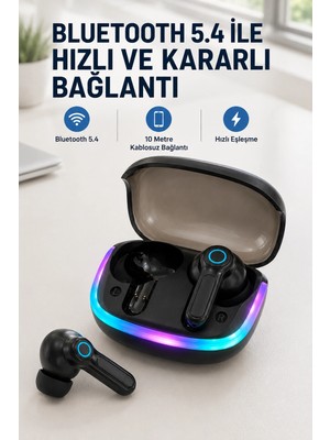 Astraltech Ws Bluetooth Kulaklık Quad Enc Hd Voice 500MAH Şarj Kutulu Kablosuz Kulaklık