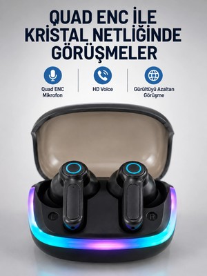 Astraltech Bluetooth 5.4 Kablosuz Kulaklıkquad Enc Mikrofonlu Tws Kulaklık