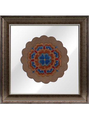 E38 El Işçiliği Kumaş Boyama Tablo 36*36 cm - 6638
